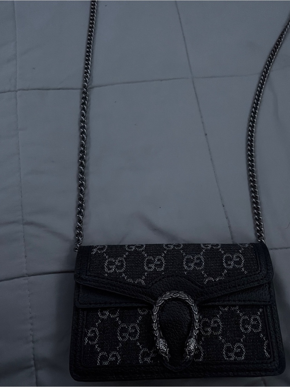 Gucci Black GG Dionysus Small Crossbody Bag